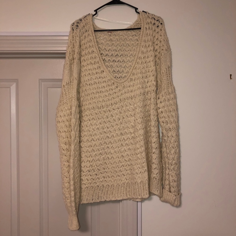 Free People Tan Sweater